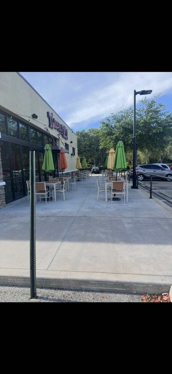 CodGolds's tweet photo. Hey guys check out this restaurant we soft washed and then cleaned the outdoor concrete patio on. #tampa #softwash #pressurewashing #concretecleaning https://t.co/QLBRo6KoZs