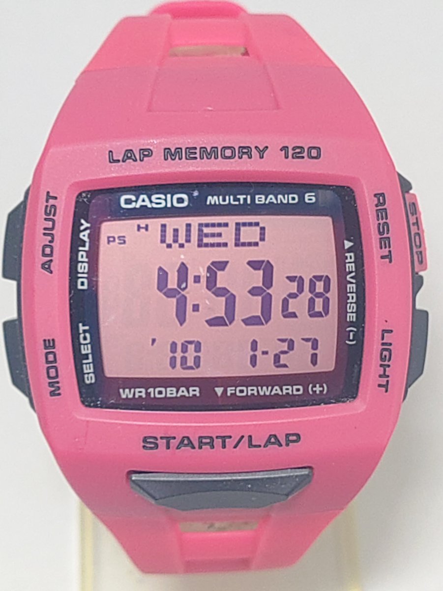 GshockTkhs's tweet photo. CASIO STW-1000 PHYS https://t.co/HOh1Tu2Tyo #stw #phys #pinkcasio https://t.co/zUs9ETSA4T