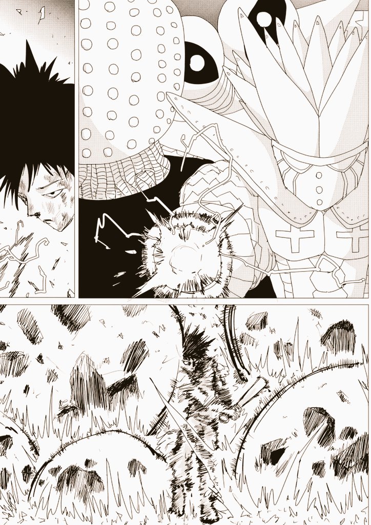 AndraLalilulelo's tweet photo. Metal Bat POP OFF!!! 

#OnePunchMan
#OnePunchManWebcomic https://t.co/tXM1dkHHYF