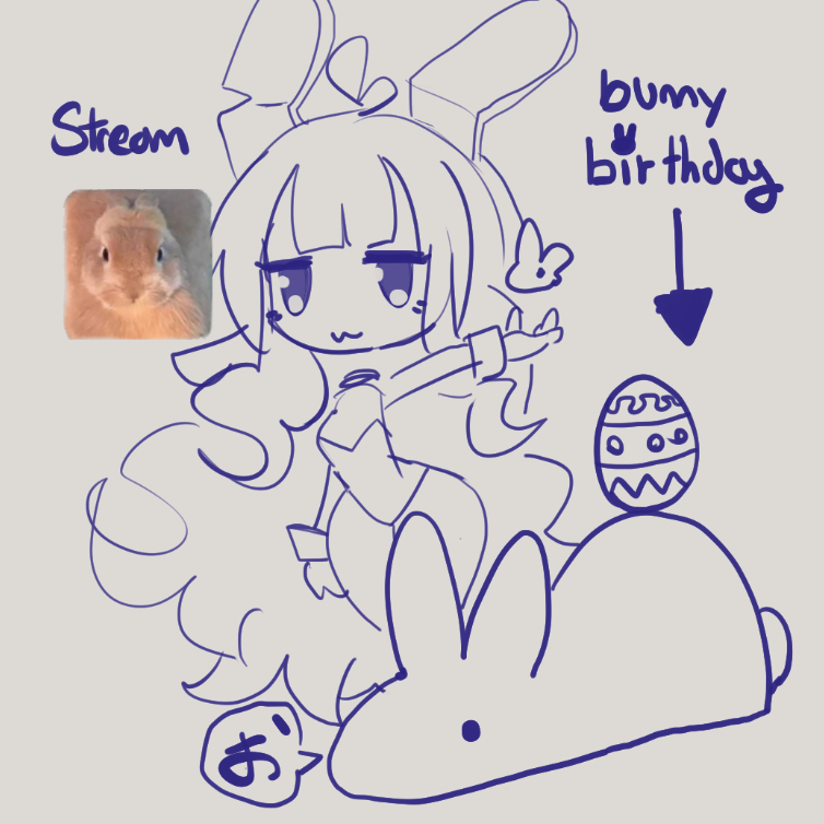 happy birthday bunny its eater
[drawstrea,]
https://t.co/AllOFRslca 