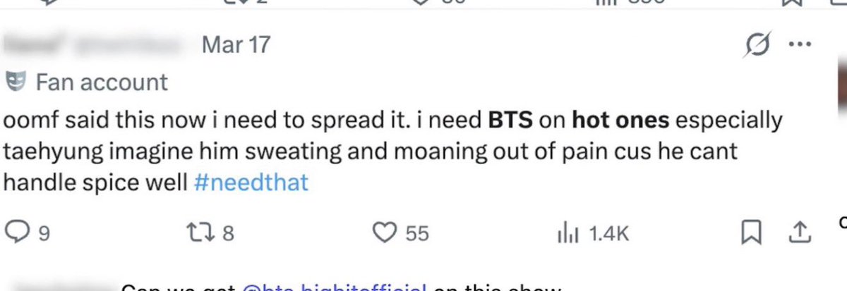 hobiigyu's tweet image. One of the many screenshots that was posted in the Sean post 😭😭