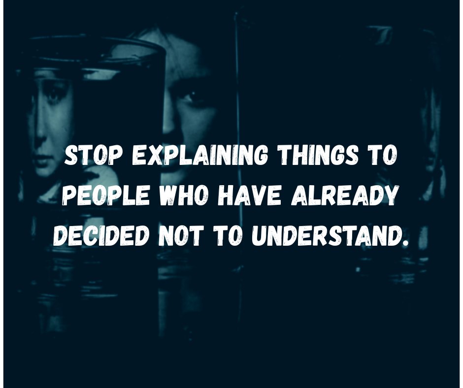FStuvek's tweet photo. This took me too long to learn. Some people don’t misunderstand you - they’ve already decided not to. https://t.co/MJpD4409lY