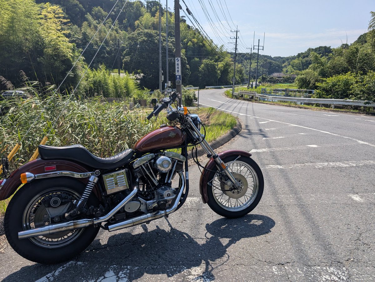 CokeRider_Japan's tweet photo. 新緑の季節は最高!!
#Shovelhead
#FXE
#ハーレー https://t.co/f17se2sJjn