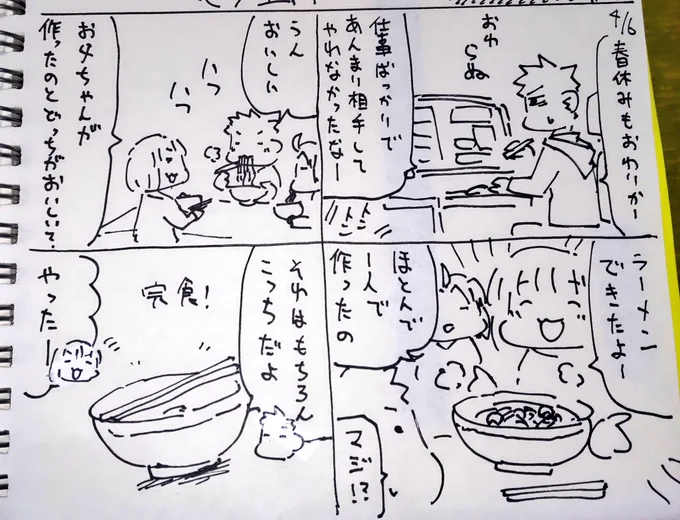 #本日のむすめさん
昨日の
作ってもらったやつは美味しいに決まっている。 