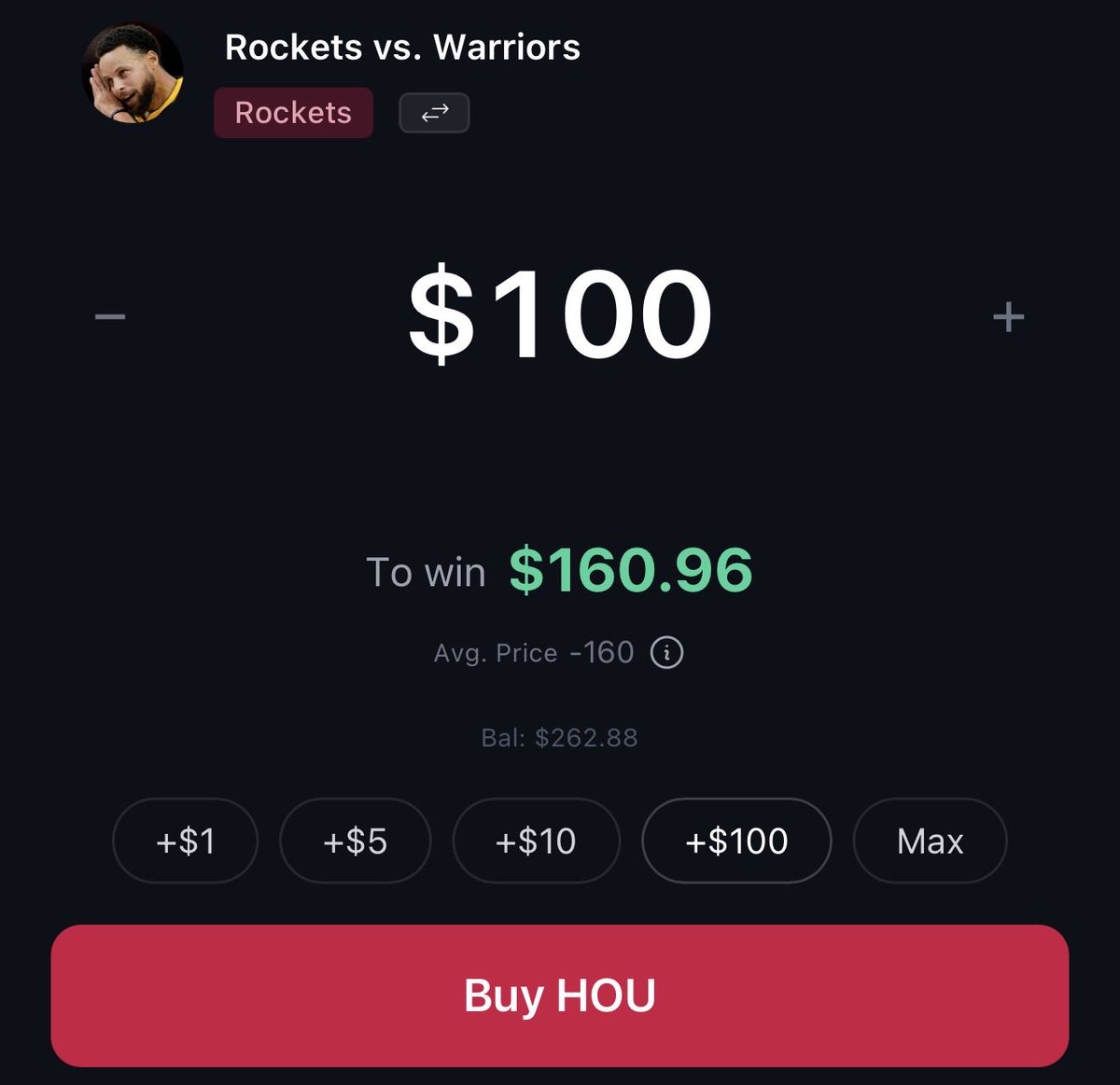 <a href="/Lost_money15/">Warriors/Curry</a> wins $25! Dm me ur wallet and I’ll send.

Today Im backing KD to not be a fraud and choosing the rockets best the warriors.

If I’m right someone who likes this tweet wins $25 in crypto.

Must be following 💅