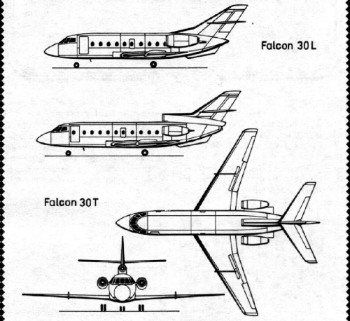 OnDisasters's tweet image. The "never was" Dassault Falcon Airliner 

First flown in 1963, the Falcon 20 became a highly successful business jet, remaining in production until 1988. Building on this success, Dassault began studying a new family of aircraft derived from the Falcon 20 in the late 1960s. Two