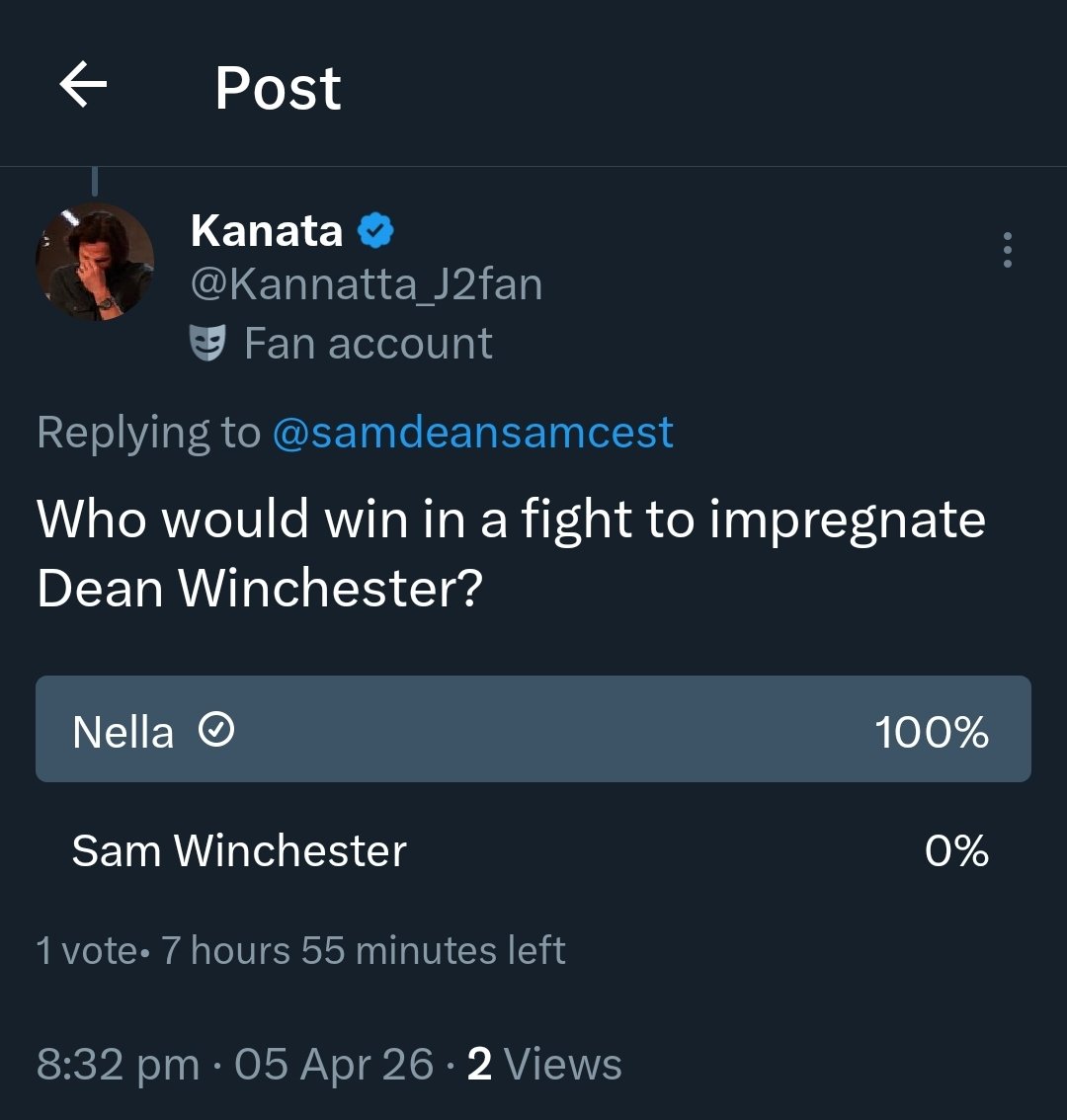 Nella || First Time watching SPN pls be nice || S2 tweet media