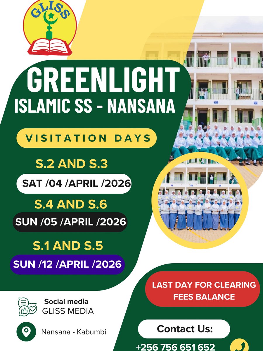 Greenlight Islamic S.S Nansana - GLISS (@gliss_school) on Twitter photo 