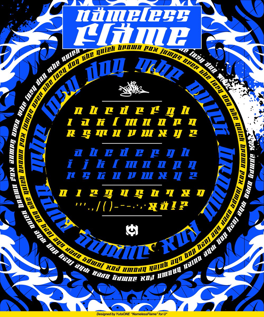 ゆうたONE｜ロゴと無料フォント tweet media