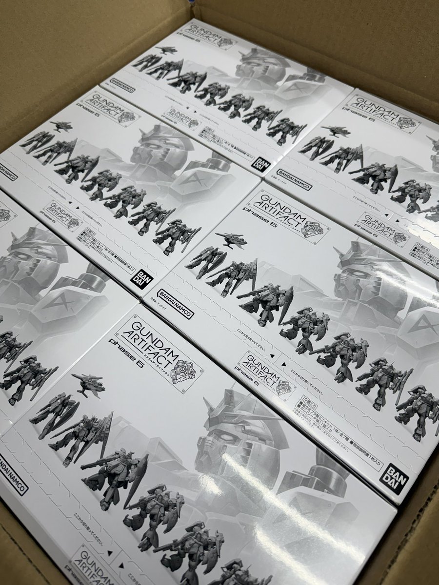 ガンダムアーティファクト第6弾、ご用意しております！ 現時点では未
