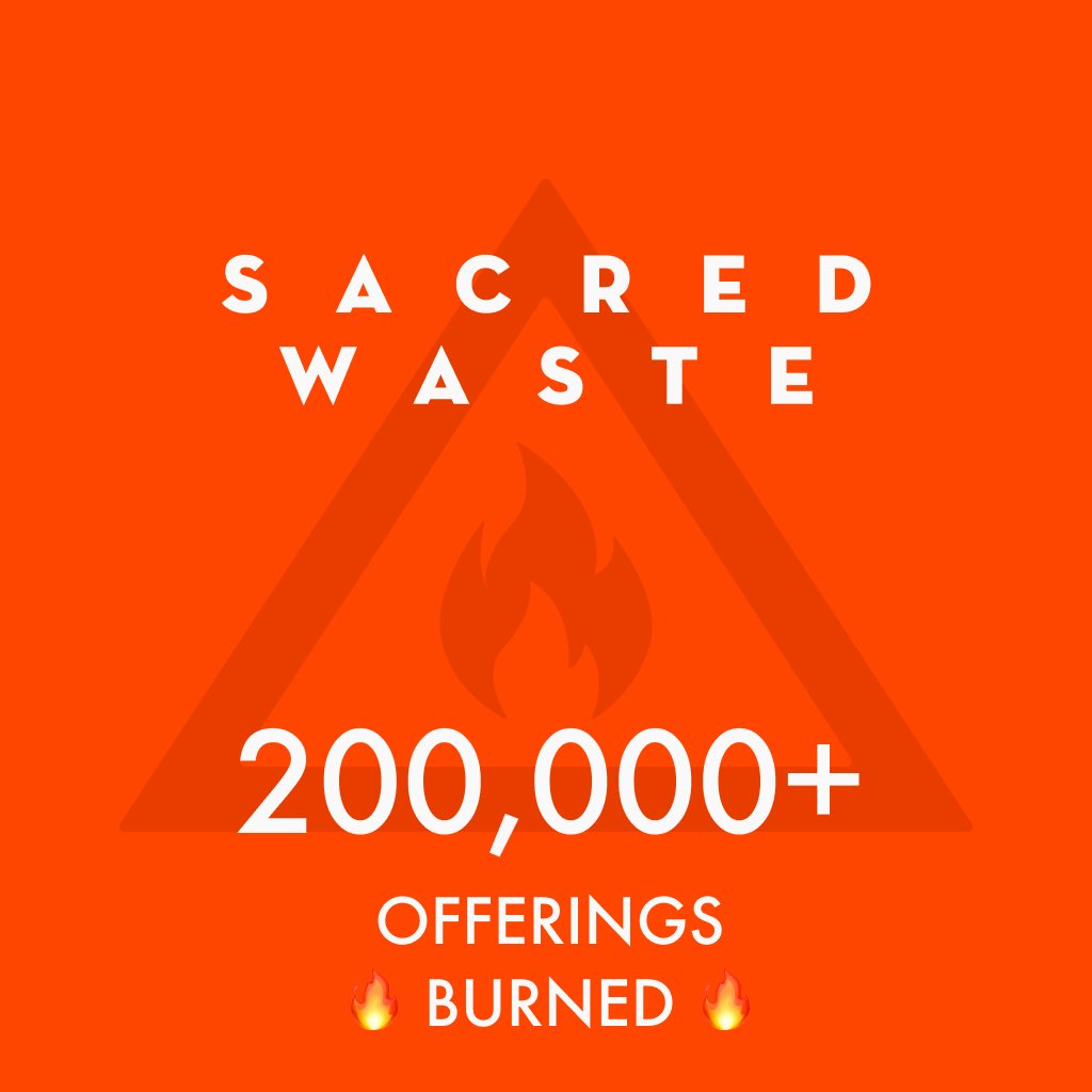 sacred waste tweet media