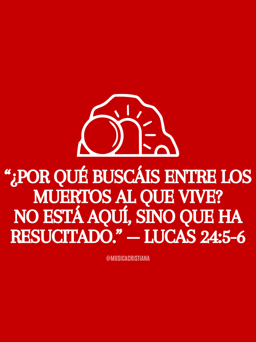 MCTVoficial's tweet photo. La tumba no pudo retenerlo. Lo que parecía el final… era el comienzo de todo. La muerte fue vencida, la piedra fue removida y la esperanza dejó de ser una promesa para convertirse en una realidad.

Una invitación para todos nosotros a seguirle, recibir su amor y la vida eterna. https://t.co/K9ChZqfgMf