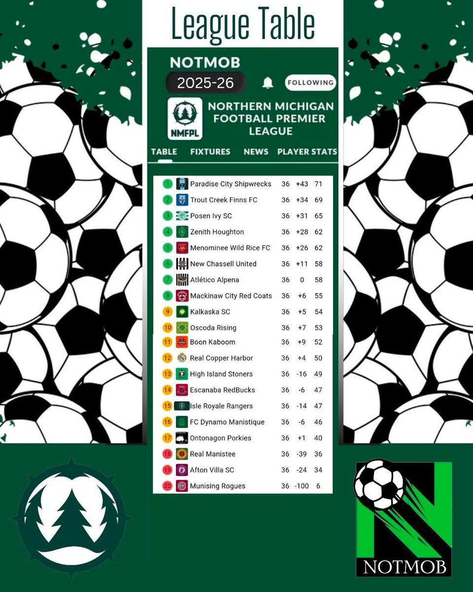 Northern Michigan Faux Football Leagues tweet media