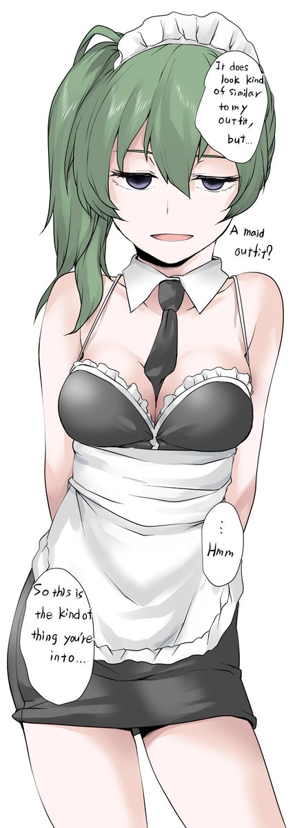 ユーベル「私の服はメイド服に似てるけど・・・こういう服が好きなんだ。」
(ユーベルが理解してくれる差分はFANBOX、FANTIAでっ♡) 