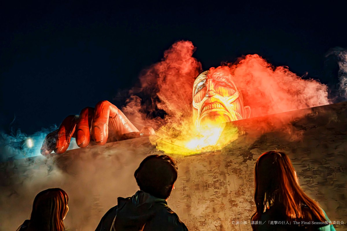 TVアニメ『進撃の巨人』×ニジゲンノモリ コラボイベント tweet media