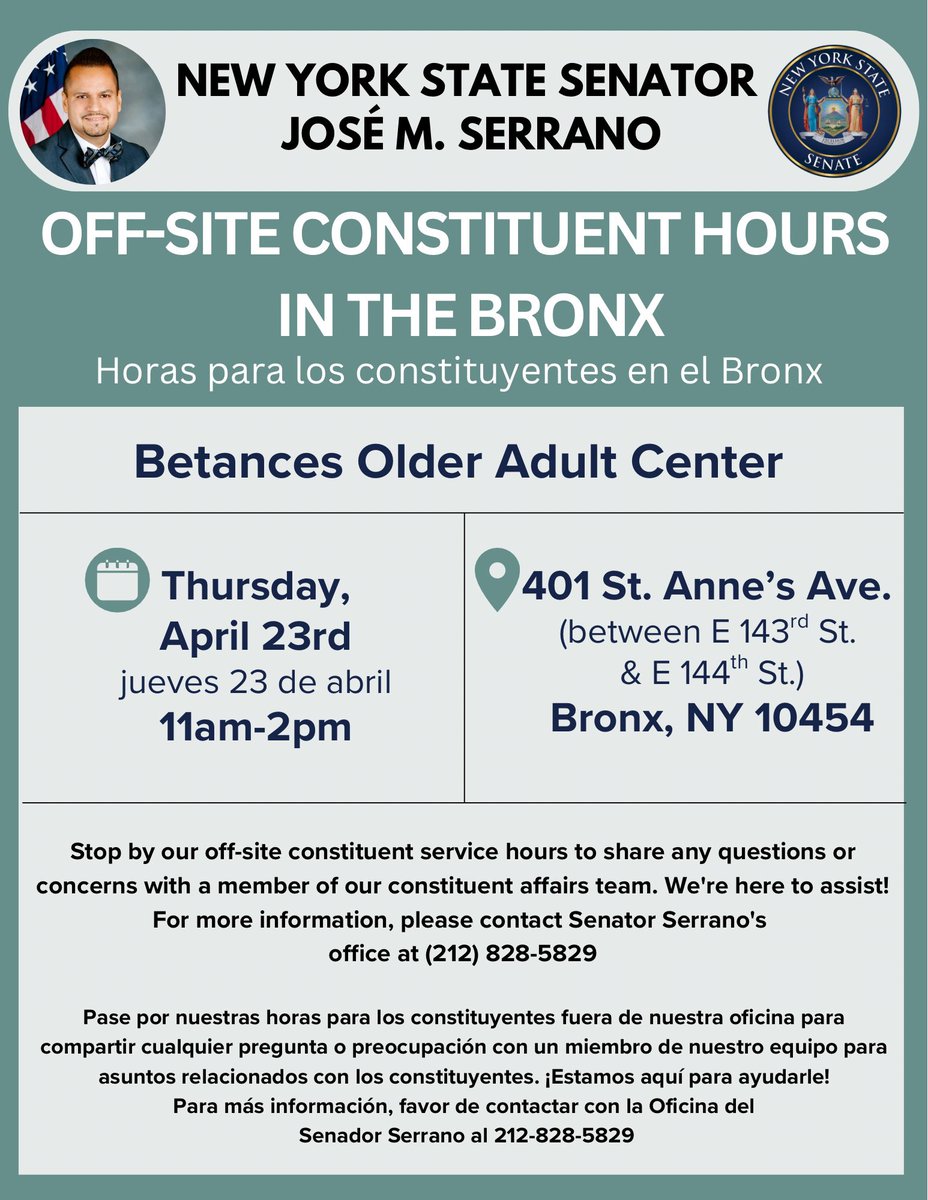 Senator Jose M. Serrano tweet media