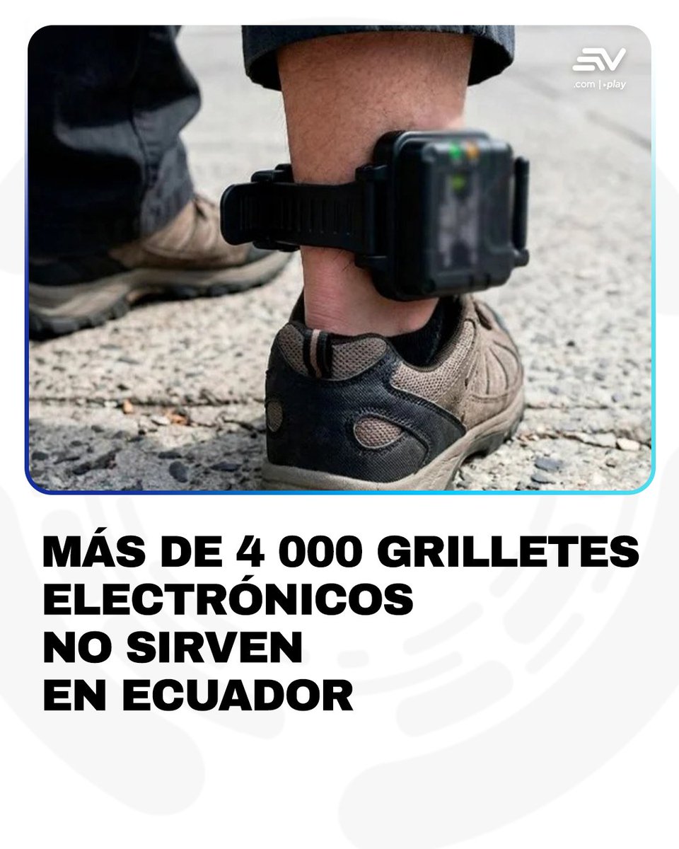 QuitoNoticias1's tweet photo. 🚨 DEJARON PODRIR TODO /
🔹 Los #grilletes no sirven.
🔹 El @SNAI_Ec admite fallas múltiples en grilletes electrónicos, desde el cargador hasta errores en la geolocalización que impiden conocer la ubicación real de los procesados.
👇
https://t.co/L2fcULTqDb https://t.co/6G7ntgdWZy