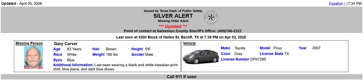 Texas Alerts tweet media