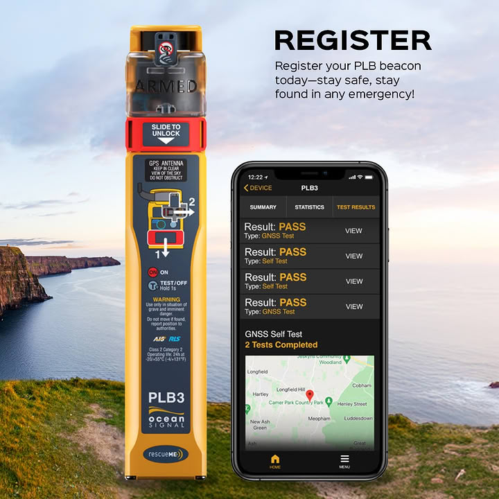 OceanSignal's tweet photo. 🚨 April 6th is #406Day! 🚨

Your EPIRB or rescueME PLB is your lifeline—make sure it’s ready:
✅ Test it (follow manufacturer instructions)
✅ Register it for faster rescue

Registration is free, easy, and essential. Don’t wait—be prepared when it matters most. 

#406Day https://t.co/ce2jNeClQN