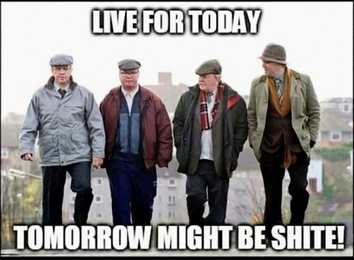 CarolinePo75107's tweet photo. Sagely advice from the boys of Craiglang! ❤️❤️
#StillGame https://t.co/0sV5qi2wzm