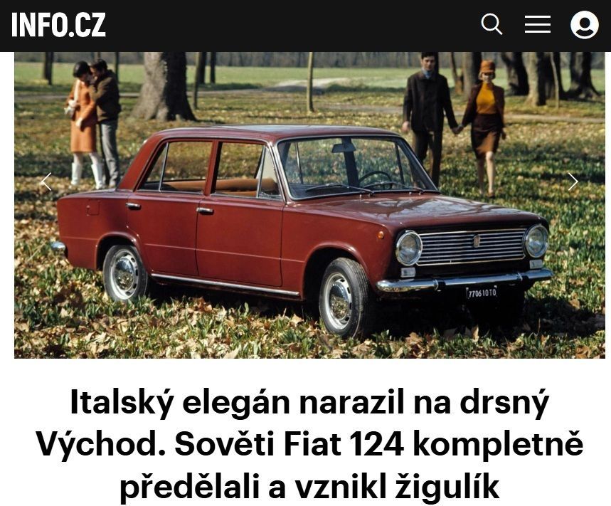 infocz_web's tweet image. Pamatujete žigulíky? 🚗 
Málokdo ví, že začaly jako elegantní Fiat. Jenže sovětské silnice z něj udělaly úplně jiné auto.  👇 

info.cz/po-praci-lifes… 

#zigulik #fiat #retroauto #fiat124 #infocz