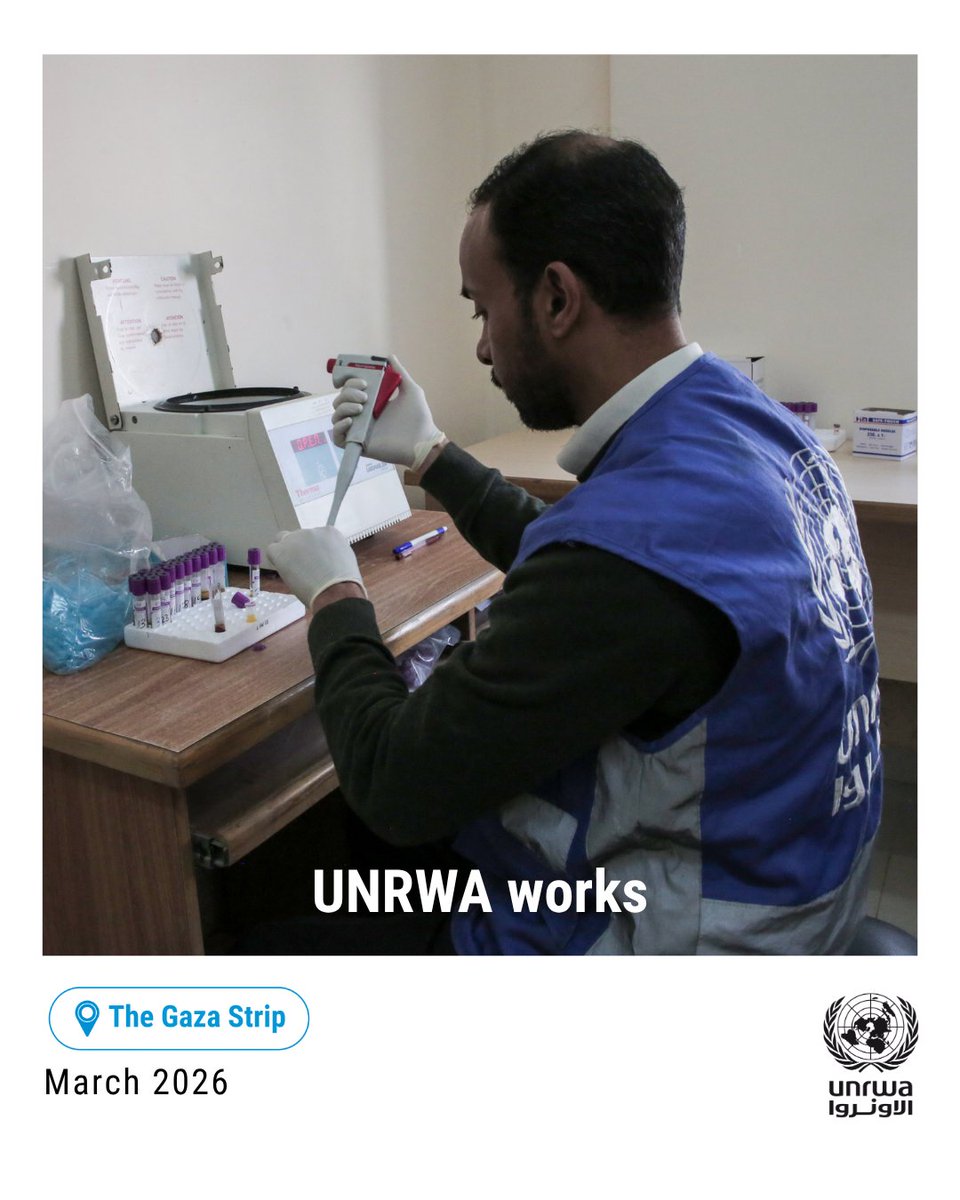 UNRWA's tweet image. In #Gaza, UNRWA has not stopped supporting people with vital health services, despite immense challenges.

UNRWA health teams have provided over 16.7 million health consultations since October 2023.

On this #WorldHealthDay and every day, our doctors, nurses and other health