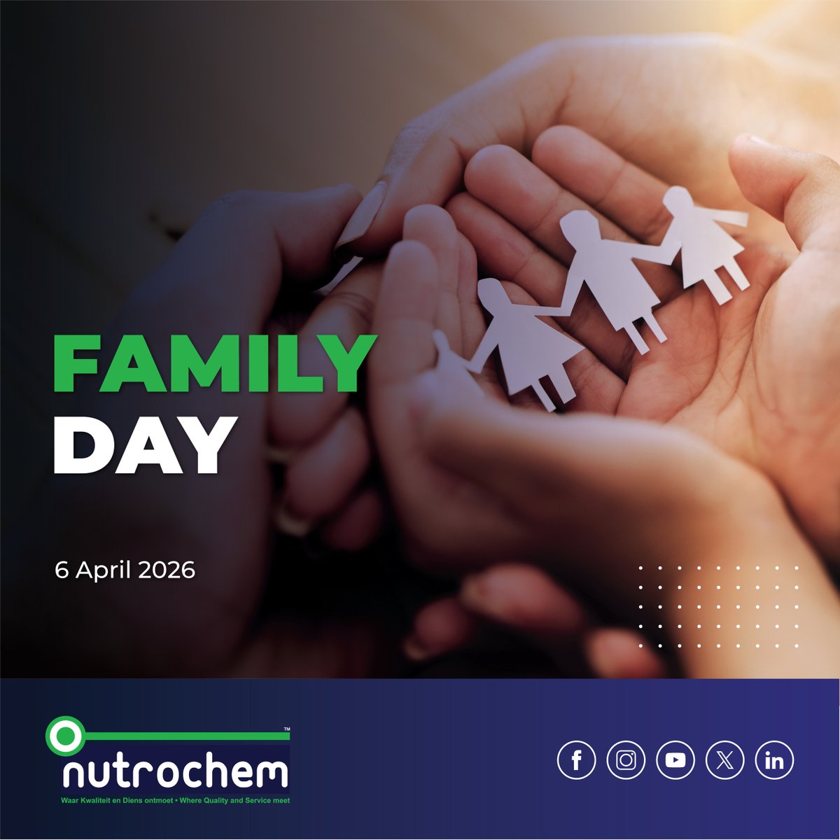 Today, we celebrate the moments, the connections, and the people who matter most.
Happy Family Day from the NutroChem team.
