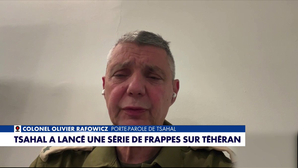 Image for the Tweet beginning: Colonel Olivier Rafowicz, sur les