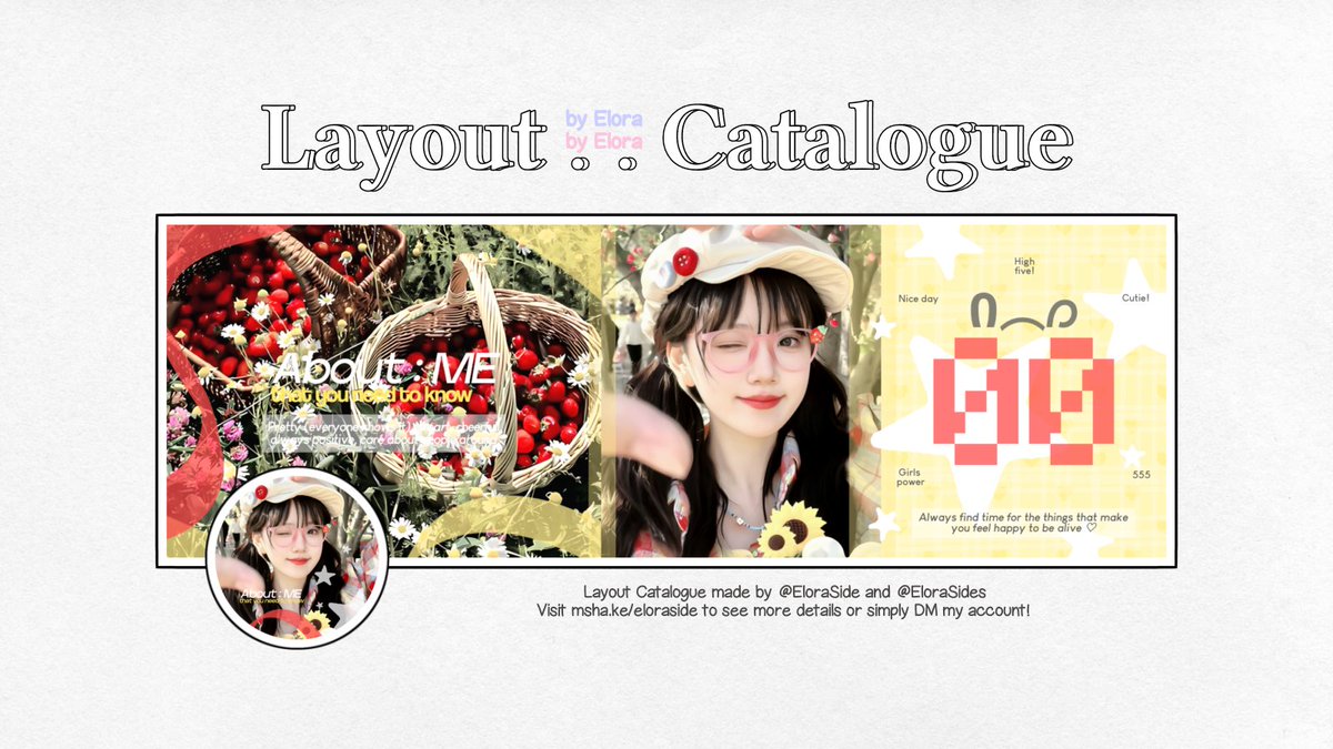 ⠀
⠀⠀⠀        Help RT or repost, frens!
⠀⠀⠀  Makasih #zonauang #zonaduit

Hai, aku baru saja lahiran catalogue layout baru nih 🌻 affa boleh, minta tolong ospek kesamaan dan kritik lainnya? Makasih!
⠀