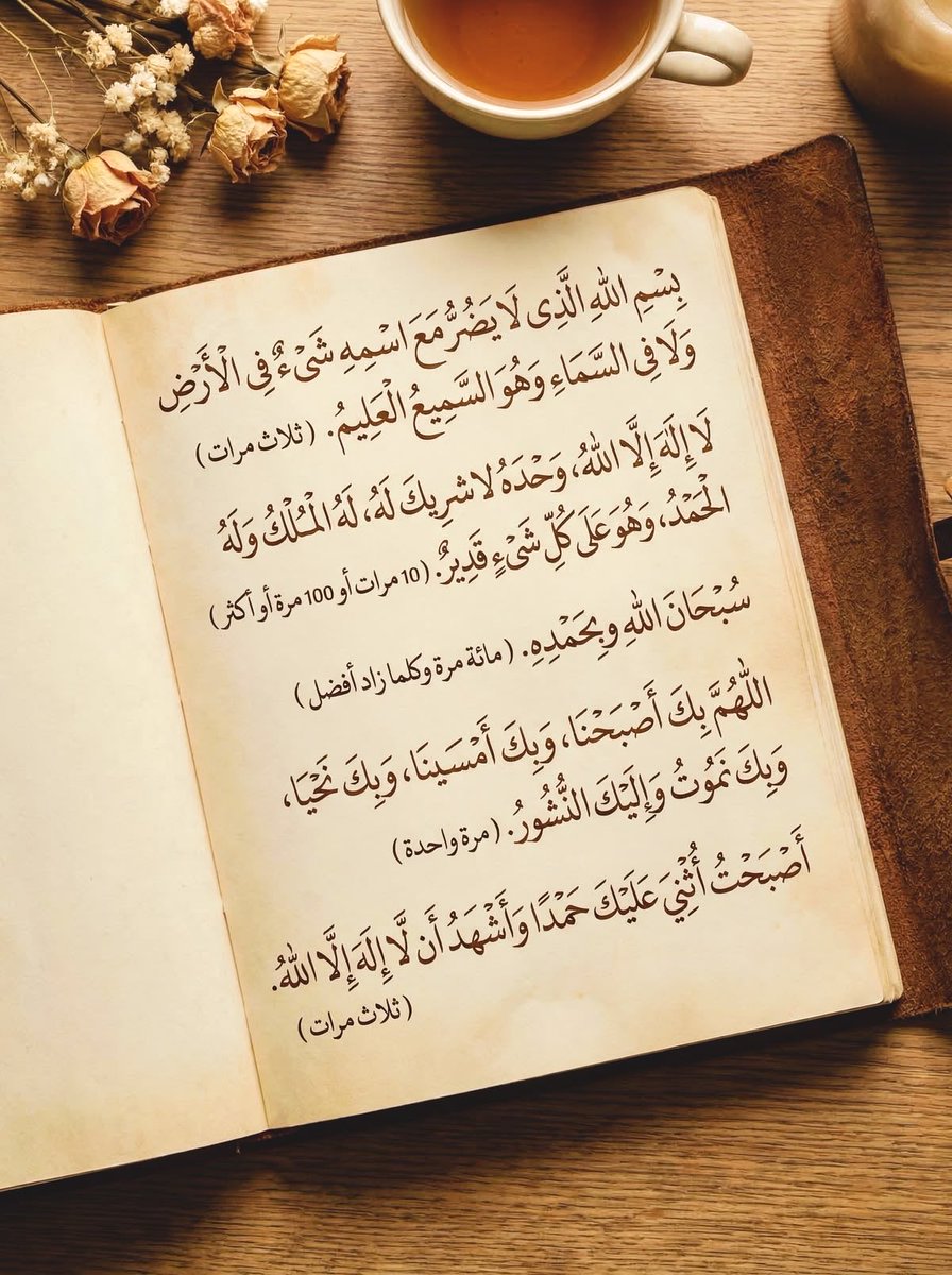 - #اذكاركم_حصنكم 🌱