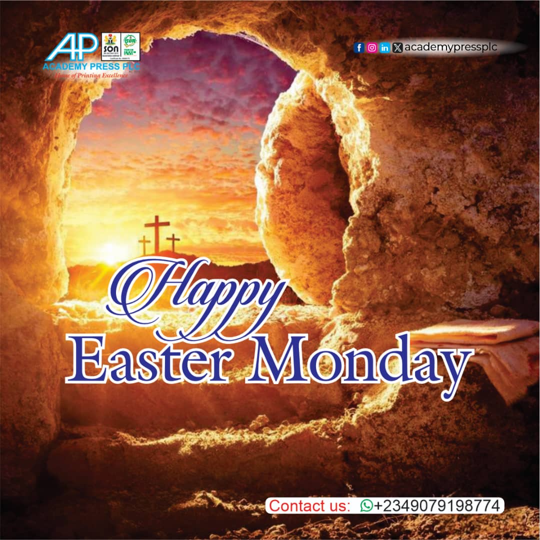 Academy_Press's tweet photo. #eastermonday 
#academypressplc 
#homeofprintingexcellence https://t.co/YZaF2rYLju