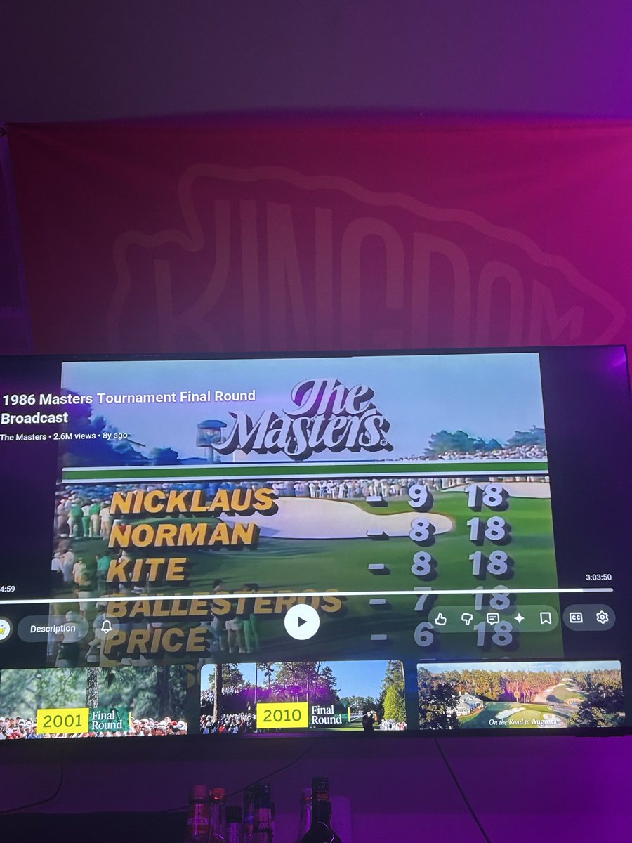 k_wippincock06's tweet photo. Full Masters Sunday broadcast from 1986? Yup! Nicklaus 6th jacket, YUP!

Nonetheless, we’ve made it, let’s have a week! #bringbackbellbottoms https://t.co/yiS3HNTsyr