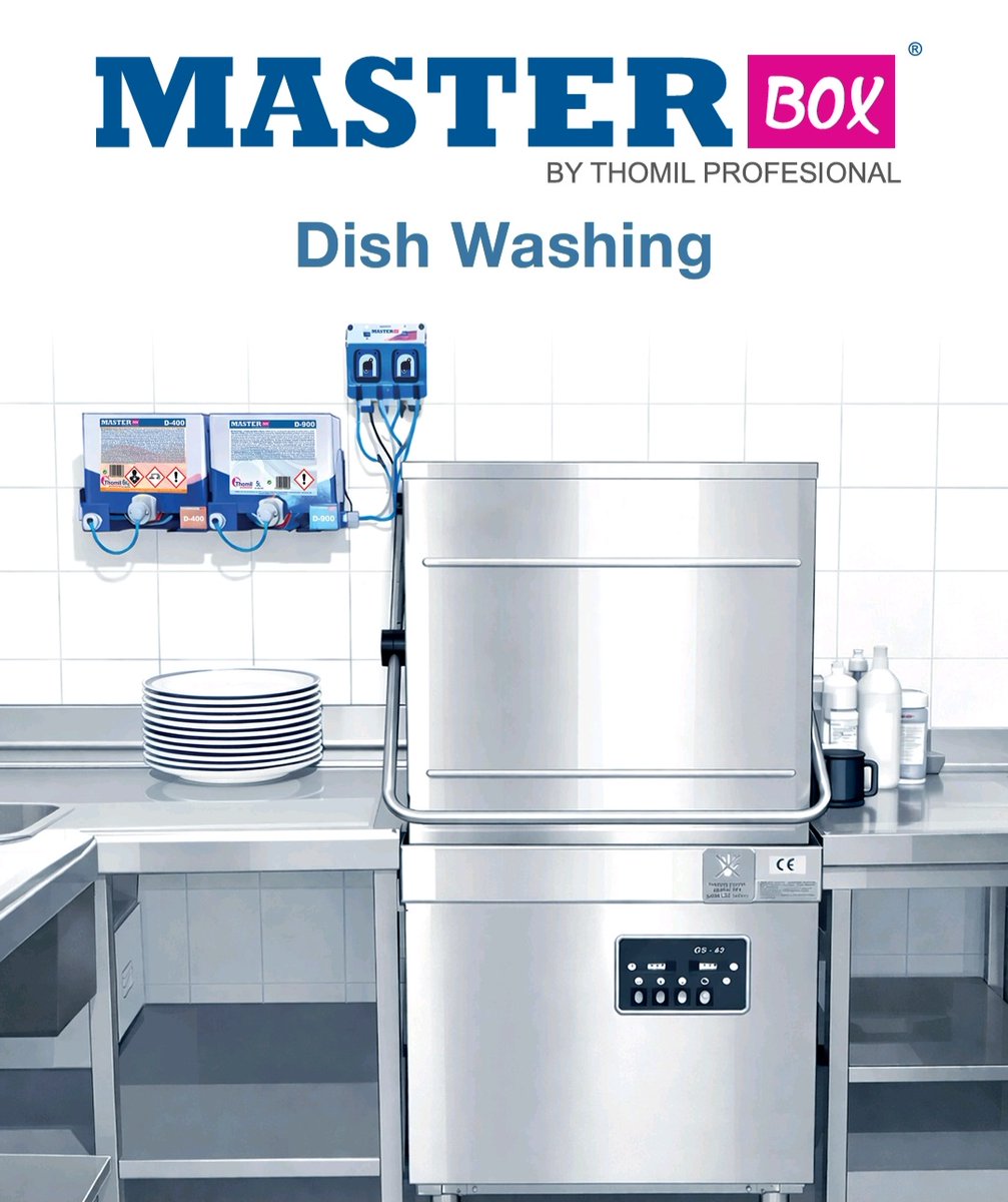 MASTERBOX Professional Installations

Our ultra-concentrated Bag-in-Box #cleaning system offers countless advantages:

✅ LESS SPACE
✅ LESS WEIGHT
✅ LESS RESIDUE
✅ LESS COSTS

A complete #Dishwashing system

#Kitchens #catering #restaurants #ProfessionalCleaning #Thomil