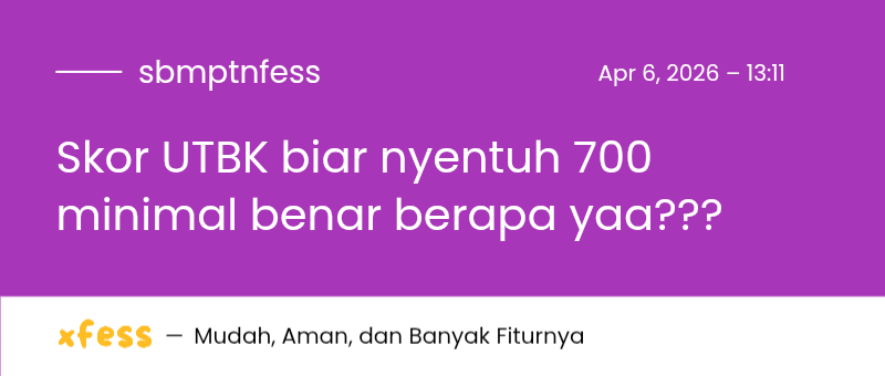 Jastip Bayar UTBK Cek Sorotan! tweet media