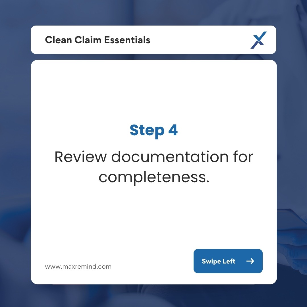 MaxRemind's tweet photo. Clean claims start with a simple, repeatable process. Consistency reduces denials and improves efficiency.
MaxRemind supports teams in building reliable workflows.
https://t.co/vVtf0ElXxp

#MedicalBillingAndCoding #CleanClaims #RevenueCycleManagement
#PracticeEfficiency
2/2 https://t.co/ypPI8dHgqX