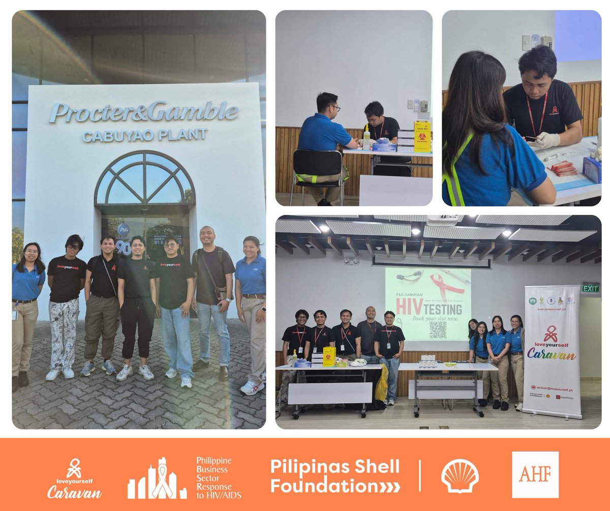 LoveYourselfPh's tweet image. Continuing in spreading the advocacy last March 27th for P&amp;amp;G  Cabuyao Plant and providing a safe space when it comes to ones' sexual health, together let us #BreakTheStigma and #ChangeTheScrpit about HIV.

Powered by Pilipinas Shell Foundation, Inc.

Bring HIV awareness, testing,