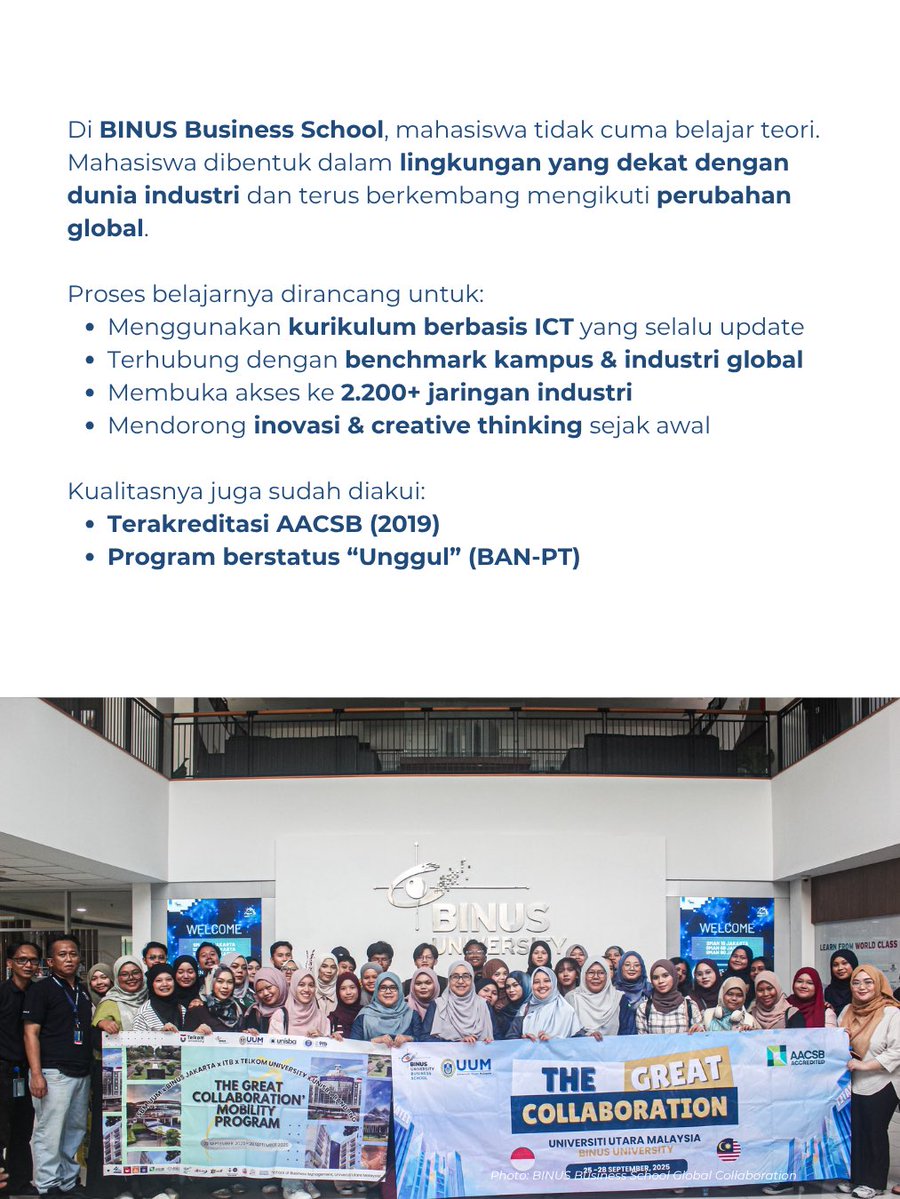 BINUS UNIVERSITY tweet media