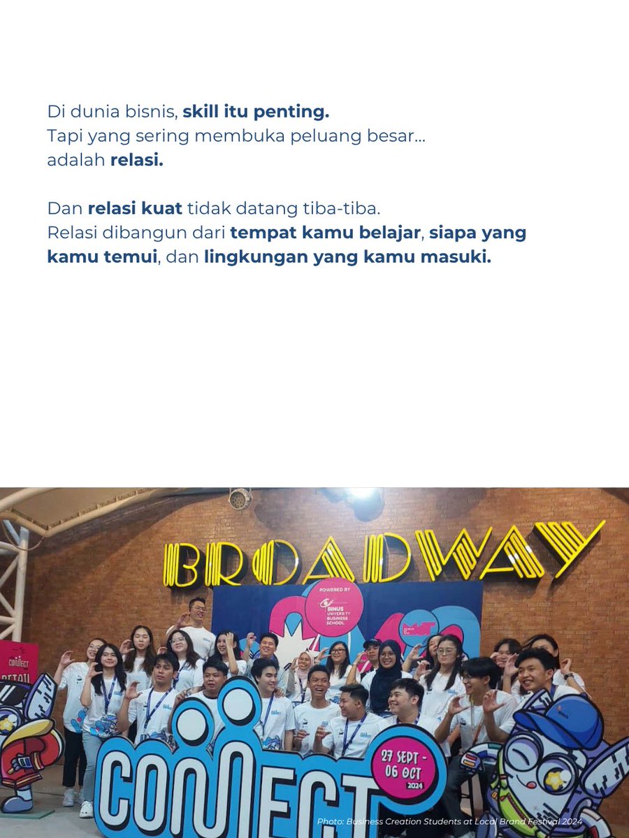 BINUS UNIVERSITY tweet media