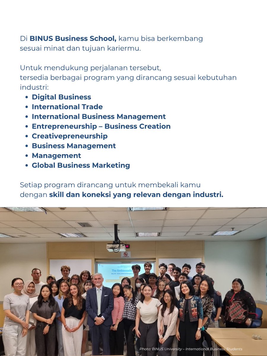 BINUS UNIVERSITY tweet media