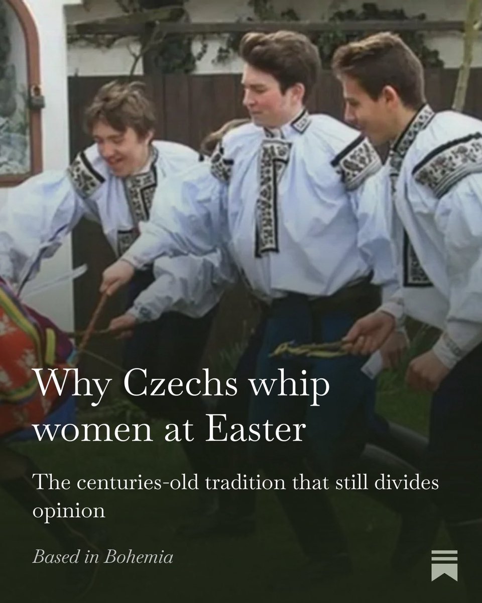 Happy Whipping Day to all who celebrate! 

I asked nine Czech (and Slovak) women for their thoughts on being lightly swished/lashed/whipped to keep them healthy and fertile for the year to come. 

robjcameron.substack.com/p/when-the-whi…
