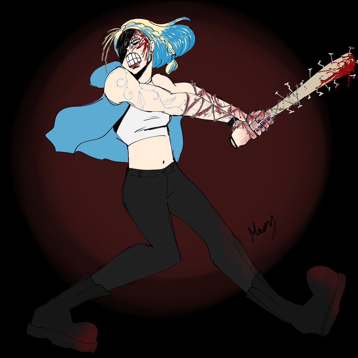 PendejoweyC's tweet photo. i love drawing her so much augh
#fleshandwire #runningwithscissors https://t.co/aVYL6VBrvG