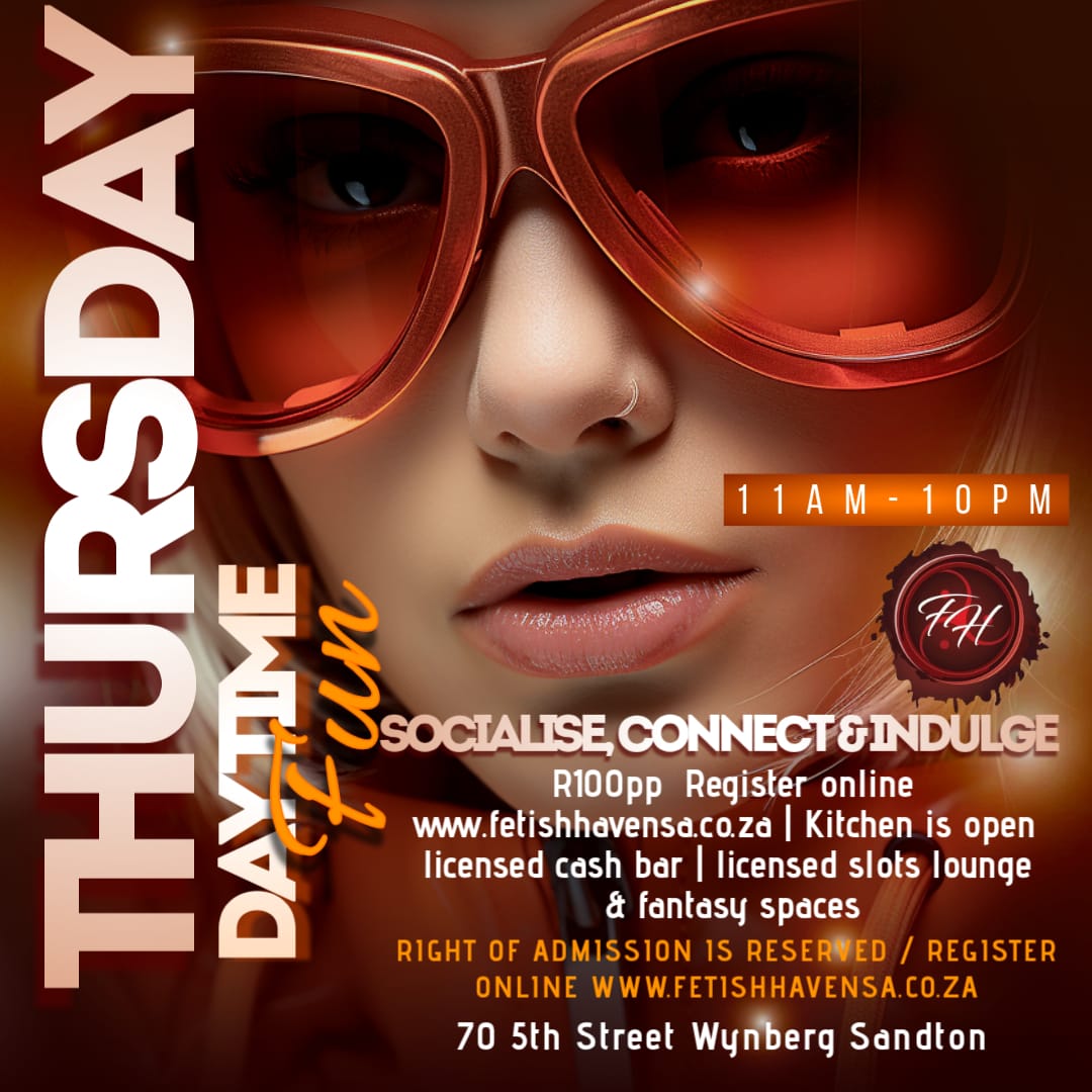 fetishhavensa's tweet image. #DAYTIMEFUN #TUESDAYFUN #THURSDAYFUN #DTF #ADULTSOCIALS @fetishhavensa #adultentertainment