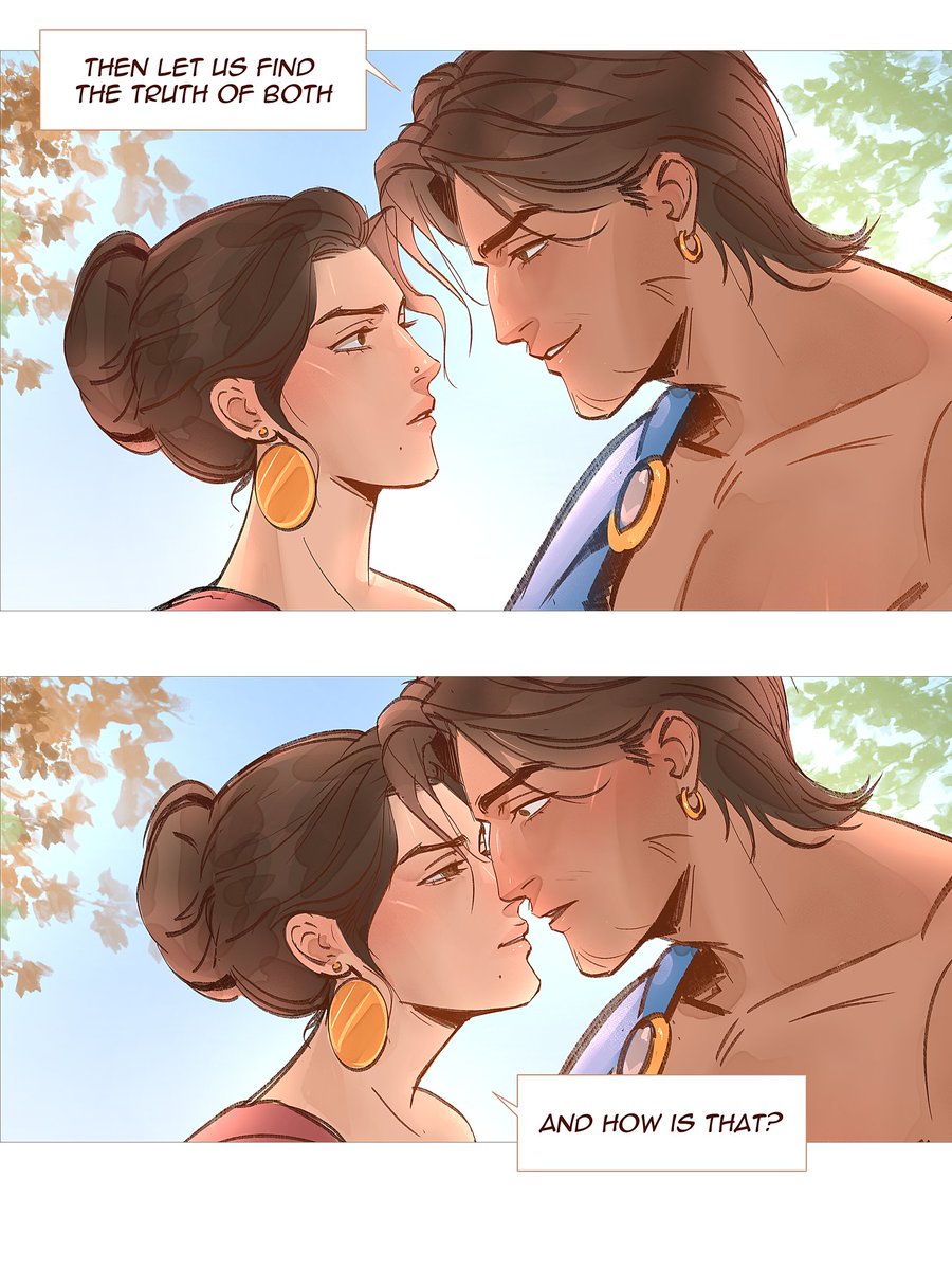 nami_csp's tweet photo. Short comic strip I made on Odysseus and Penelope 😖🫶❤️‍🔥 #epicthemusical #odyssey #odysseus #penelope #greekmythology https://t.co/X940EkT9Hq
