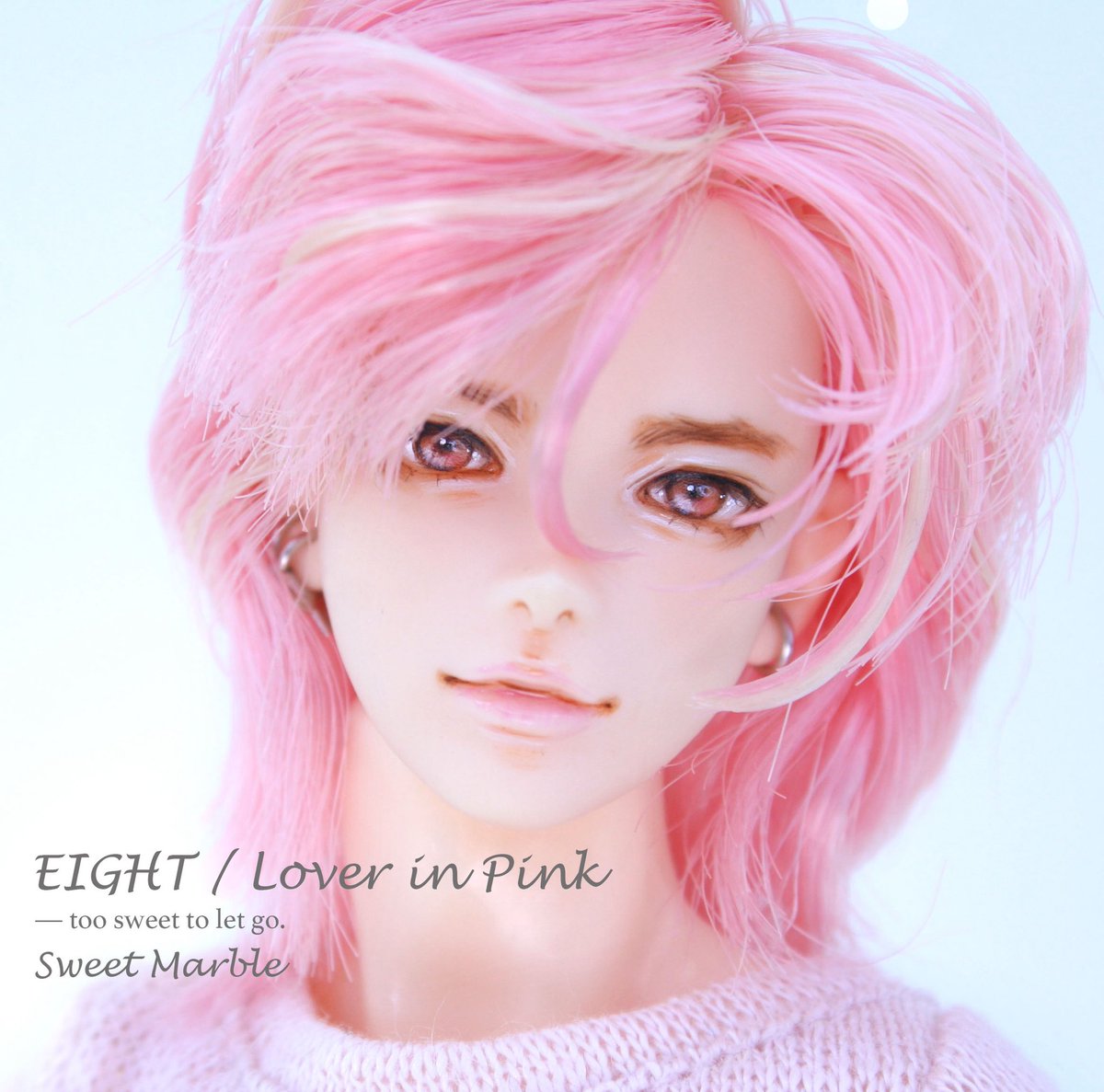 sweetmarble2002's tweet photo. EIGHT / Lover in Pink
— too sweet to let go.

「甘すぎて、もう離れられない。」

盛り盛りピンクヘアーのエイトくんが
できました💗

脳内BGMは、Chara「Kiss」

#六分の一男子図鑑 #petworks 
#スイートマーブル #カスタムヘッド https://t.co/mHeaV11iKE