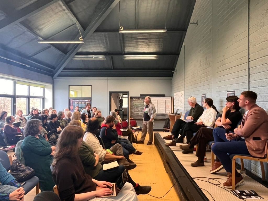 EqualRightOrg's tweet image. Last week, Equal Right joined food producers, campaigners &amp;amp; policymakers at the Feeding Ourselves conference in Ireland.

Our ED Patrick Brown moderated a vital panel on how #BasicIncome can support food sovereignty &amp;amp; climate justice.