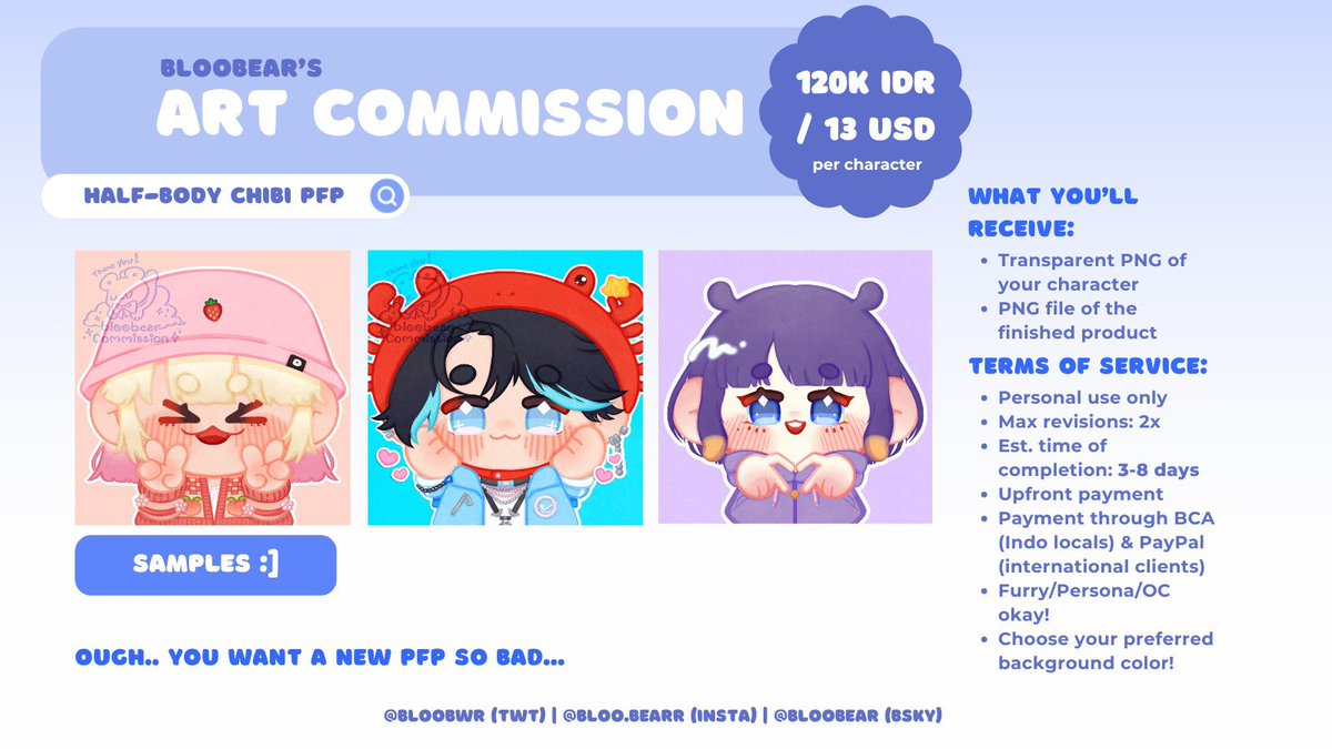 bloo 🌧️ | 📌 comms open tweet media