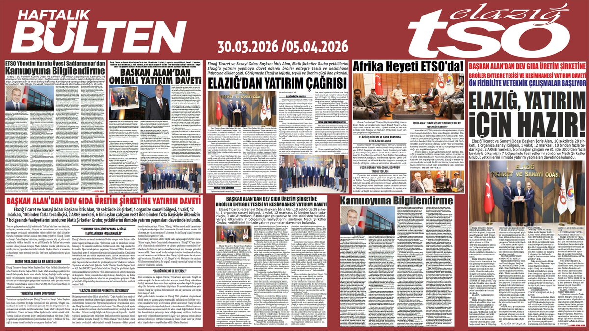 Elazığ TSO tweet media
