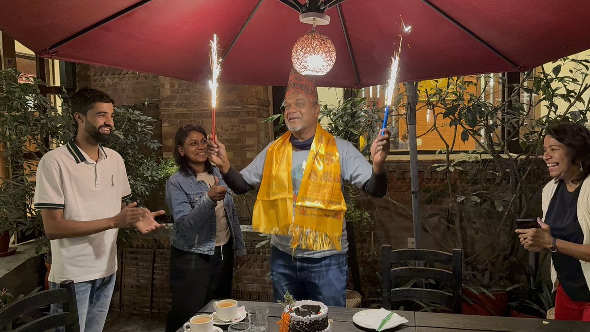 Happy Birthday to our wonderful guest PHILIP RAYAPPAN Sir, Celebrating another beautiful journey around the sun. Grateful to be part of your special day in the Himalayasmay your year ahead be filled with adventure, joy and unforgettable moments 
#HimalayanCelebration #trekcurator