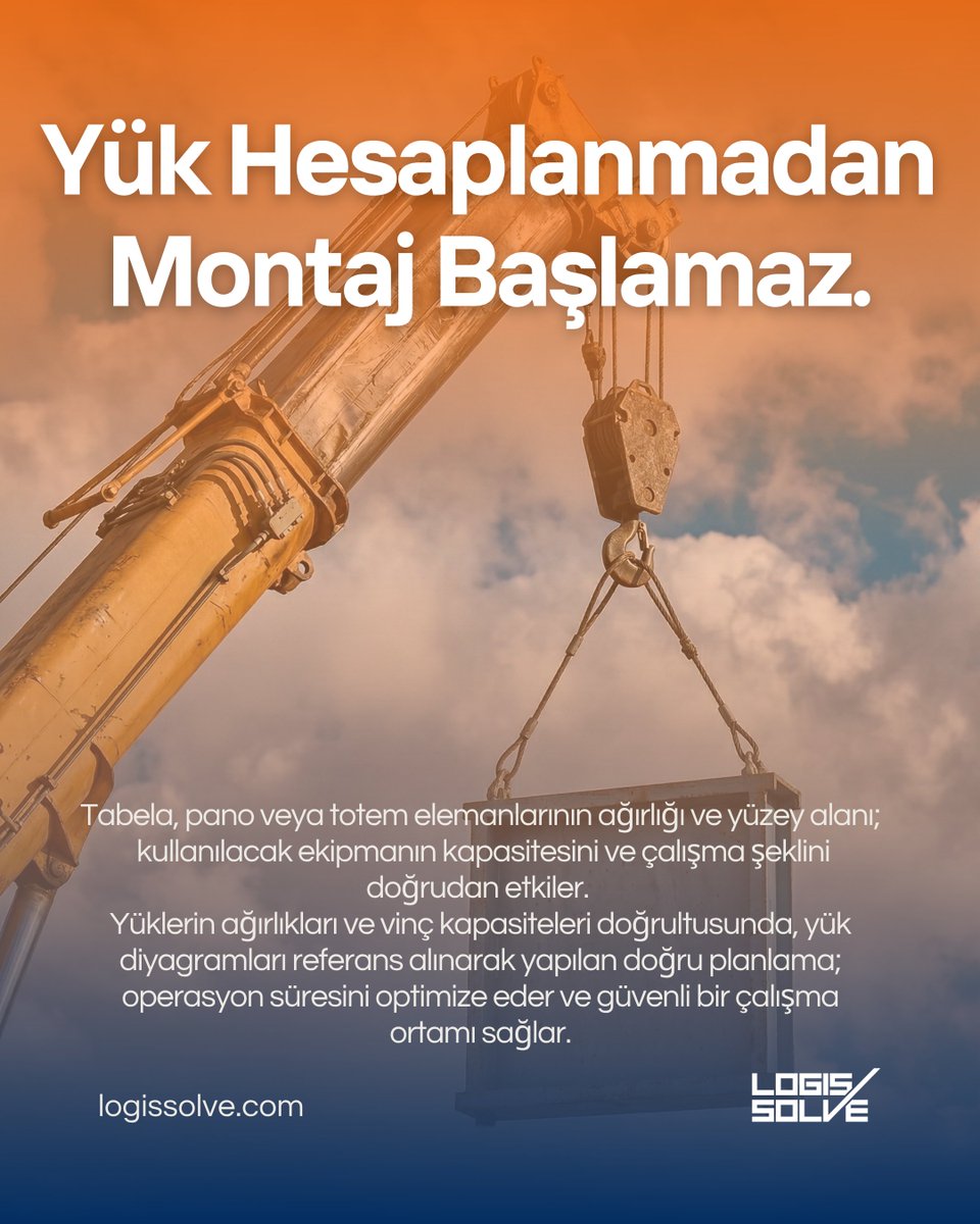 logissolve's tweet image. ⚠️Yük Hesaplanmadan Montaj Başlamaz!⚠️
 
Doğru hesaplama = güvenli operasyon. 

📊Yük diyagramları →⏱️ Hızlı süreç +🔒 Güvenli çalışma
LOGISSOLVE ile her adımda teknik mükemmeliyet! 
👉 logissolve.com

#LOGISSOLVE #Montaj #VinçOperasyonu #Güvenlik