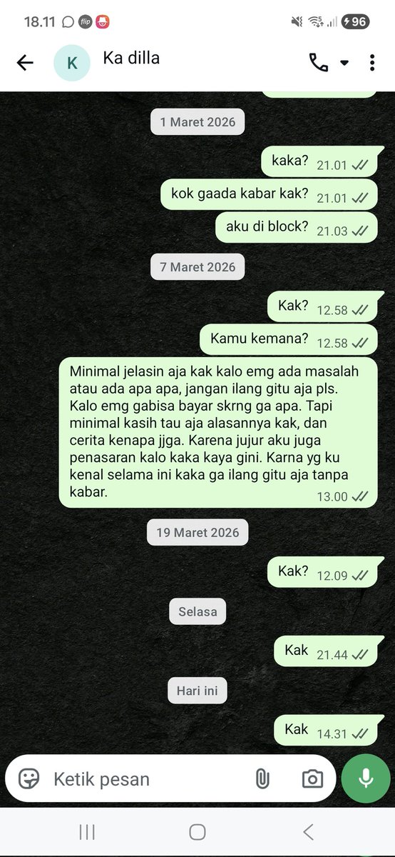Hp kamu rusaknya lama bngt kak? Segitu gamau dan gaada niatan untuk bls chat? Mungkin yg km pinjem emg ga sebesar itu buatmu sampe kamu nyepelein gini, tapi buatku itu uang yg lumayan ya. Udh ditungguin 2 bulan loh kamu ilang. <a href="/alirhayuu/">Rahayu</a> <a href="/sgarpIm/">Dia</a> <a href="/huegarplum/">˚₊‧꒰ა ☆ ໒꒱ ‧₊˚ dila kinda ia</a>